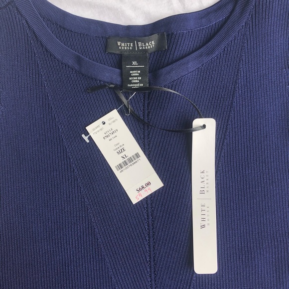 NWT WHBM Rib Tank Top - Picture 2 of 3